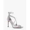 Shiny leather Azia sandals