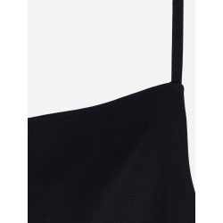 Viscose blend mini dress