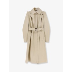Cotton trench with Puff sleeves