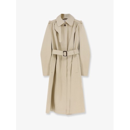 Cotton trench with Puff sleeves
