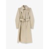 Cotton trench with Puff sleeves