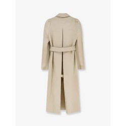 Cotton trench with Puff sleeves