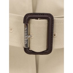 Cotton trench with Puff sleeves