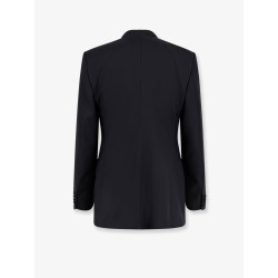 Double-breasted virgin wool blazer