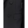 Double-breasted virgin wool blazer
