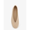 Rosa Flat leather ballerinas with Intrecciato motif