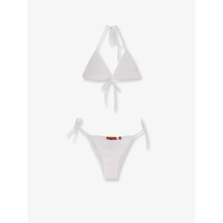 Embroidered and lined bikini