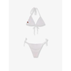 Embroidered and lined bikini