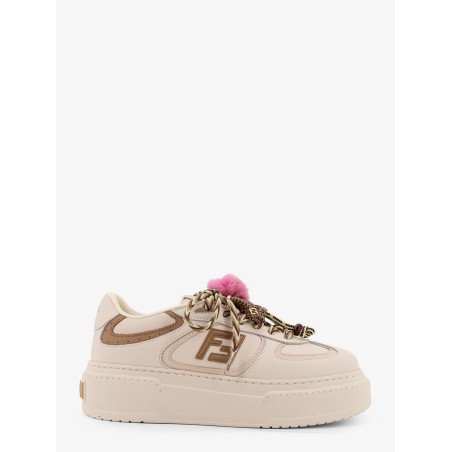 Fendi Match leather platform sneakers with charms