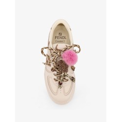 Fendi Match leather platform sneakers with charms