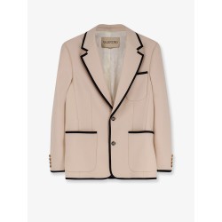 Single-breasted virgin wool blazer