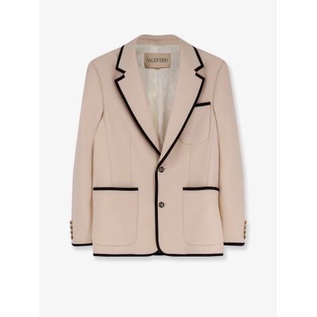 Single-breasted virgin wool blazer