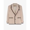 Single-breasted virgin wool blazer