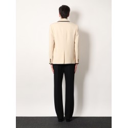 Single-breasted virgin wool blazer
