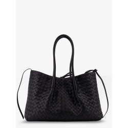 Pinacoteca leather handbag with Intrecciato motif