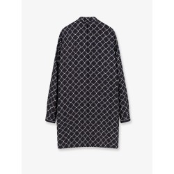 Short silk twill dress