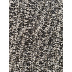 Midi skirt in laminated bouclé fabric