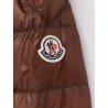 Selves down jacket with iconic patch