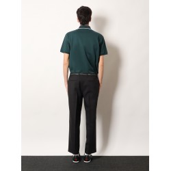 Wool trousers with Gucci detail