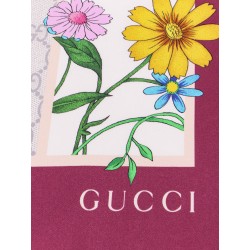 Mini Block Flora silk foulard