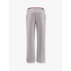 Cotton blend trouser with Web detail