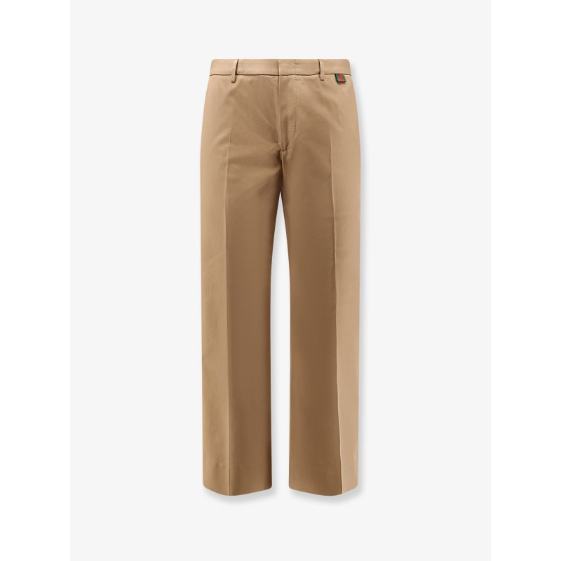 Cotton trousers with Web detail