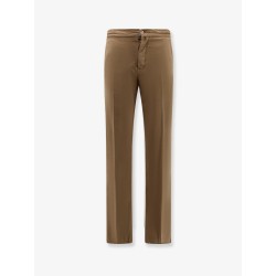 Lyocell trouser with drawstring at waist