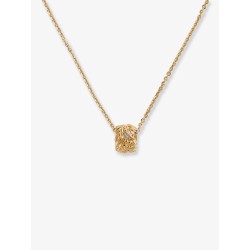 Silver necklace with Intreccio pendant