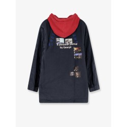 Cotton jacket with used effect