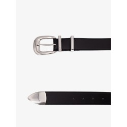 Western leather belt