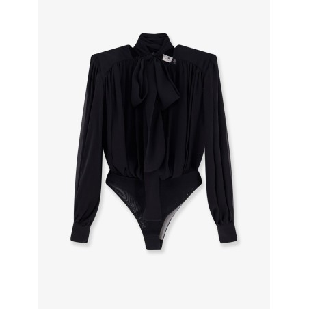 Silk shirt with body detail