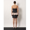 Falena Dots taffeta' bustier dress