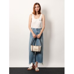 Ribbed cotton tank top