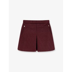 Quilted nylon mini skirt