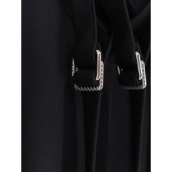 Viscose blend mini dress