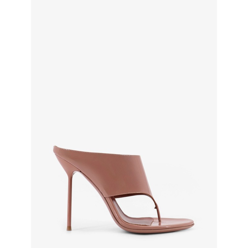 Lidia Thong patent leather sandals