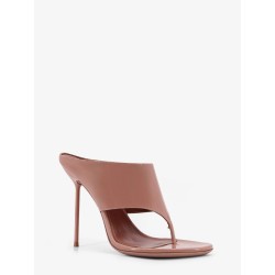 Lidia Thong patent leather sandals