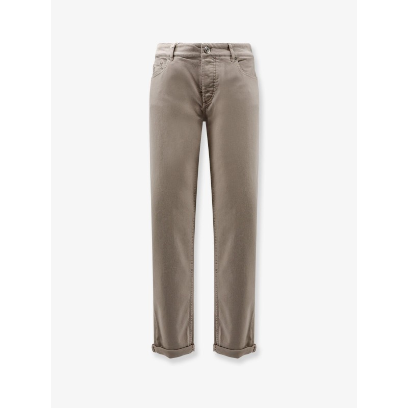 Traditional Fit cotton trousers