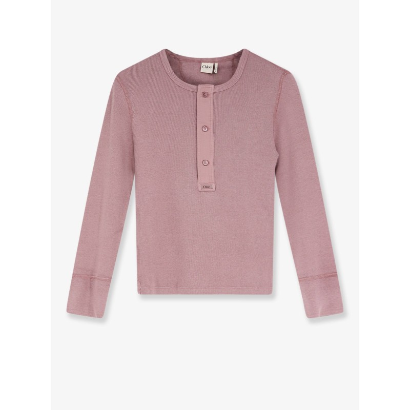 Ribbed cotton t-shirt