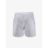 Striped cotton shorts