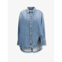 Oversize denim shirt