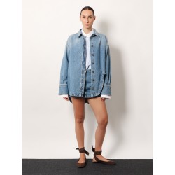 Oversize denim shirt