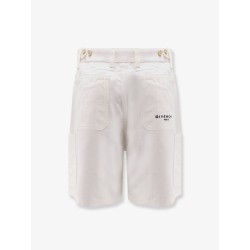 Cotton bermuda shorts with Logo embroidery