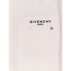 Denim jacket with iconic lettering logo on the front