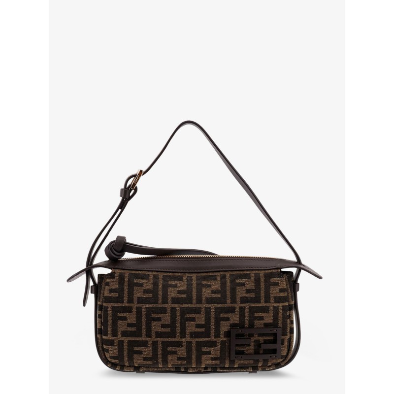 Simply Fendi Mini FFjacquard fabric shoulder bag