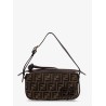 Simply Fendi Mini FFjacquard fabric shoulder bag