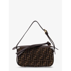 Simply Fendi Mini FFjacquard fabric shoulder bag