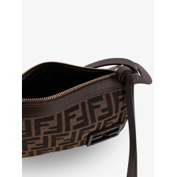 Simply Fendi Mini FFjacquard fabric shoulder bag