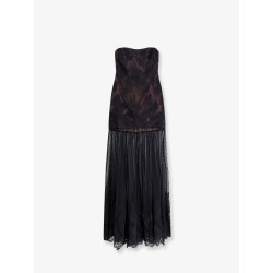 Vespera long lace dress