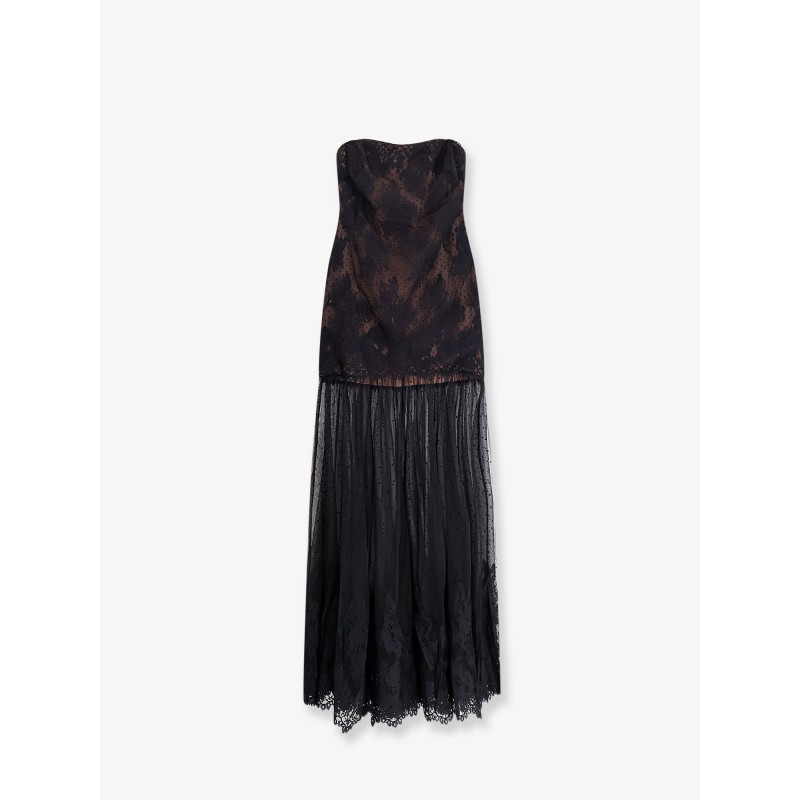 Vespera long lace dress
